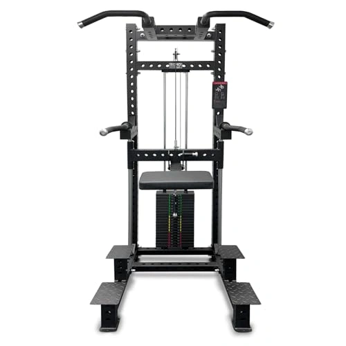 Click to view Commercial Dip and Chin Assist Machine with 220LBS Counterweight for Upper Body Workout
