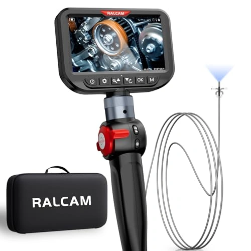 Click to view Ralcam 3mm Two-Way Articulating Borescope with 5 Inch HD Inspection Camera