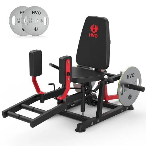 Click to view HVO Hip Abductor Adductor Machine Olympic Weight Plates Sets for Thigh Workout
