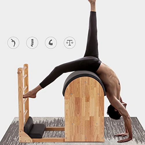 Click to view Pilates Ladder Barrel Wooden Core Training Equipment for Home Use