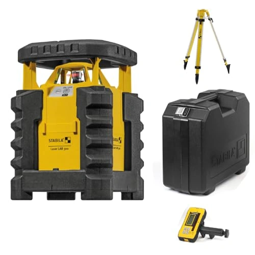 Click to view Stabila LAR 300 Rotary Laser Level Full Set with Tripod and Grade Rod