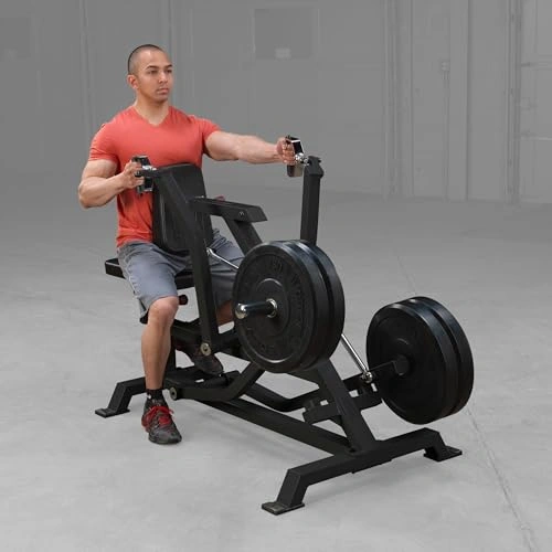 Click to view Body-Solid Pro Clubline Leverage Seated Row Machine for Strength Training