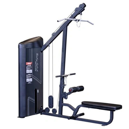 Click to view Body Solid Pro Clubline Series II LAT Pulldown and Low Row Machine with LAT Bar
