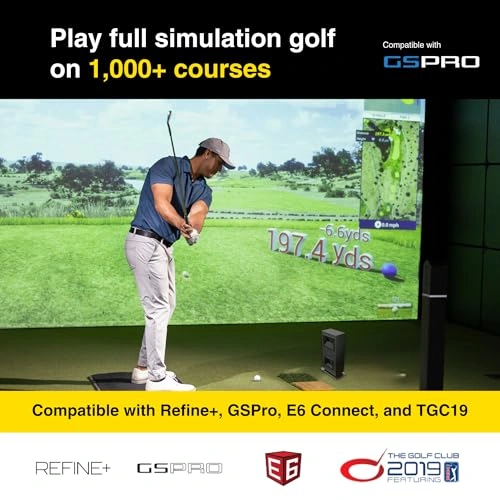 Click to view Uneekor Eye MINI LITE Indoor Golf Launch Monitor &amp; Simulator