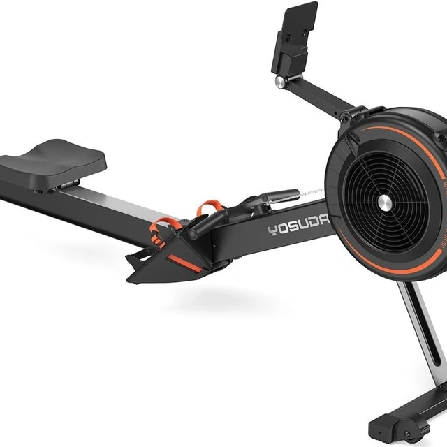 Click to view YOSUDA R2 Rowing Machine for Home with Adjustable Air Resistance and Self-Powered Monitor