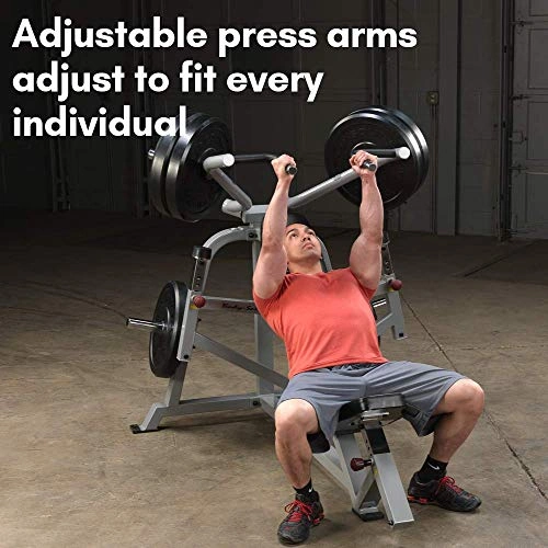 Click to view Body-Solid Pro ClubLine Incline Press Leverage Gym Bench with Sealed Bearings