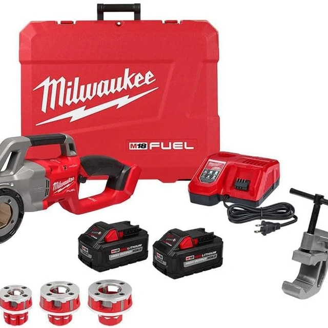 Click to view Milwaukee M18 FUEL Compact Pipe Threader with ONE-KEY and 1/2 to 1 1/4 Inch Die Heads