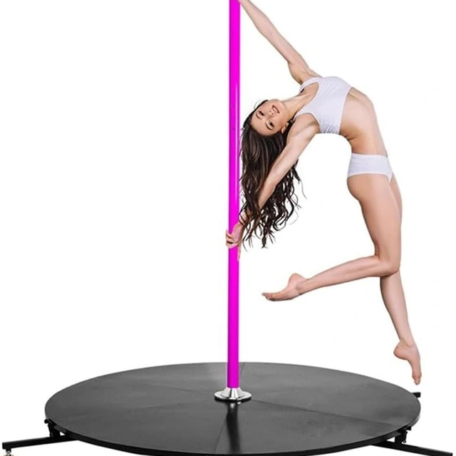 Click to view Professional 45mm Dance Pole Stage Kit with Spinning and Static Modes