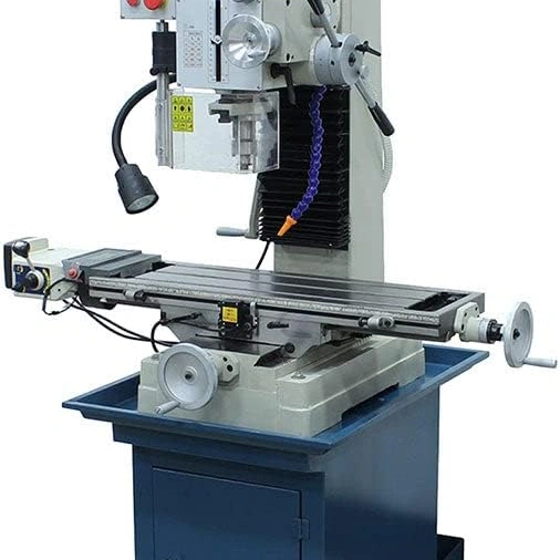 Click to view Baileigh Industrial VMD-931G 110V Gear Driven Mill and Drill with Stand and Accessories