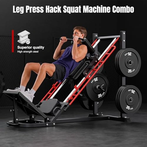 Click to view Dripex Leg Press Machine and Hack Squat Machine for Home Gym