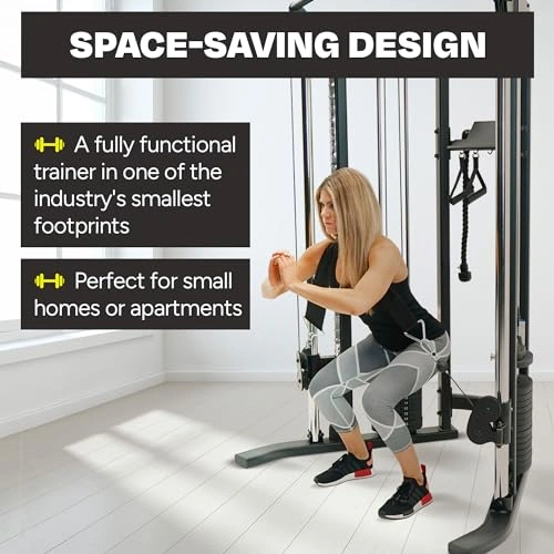 Click to view Inspire Fitness FTX Functional Trainer - Compact Home Workout Machine with Accessories