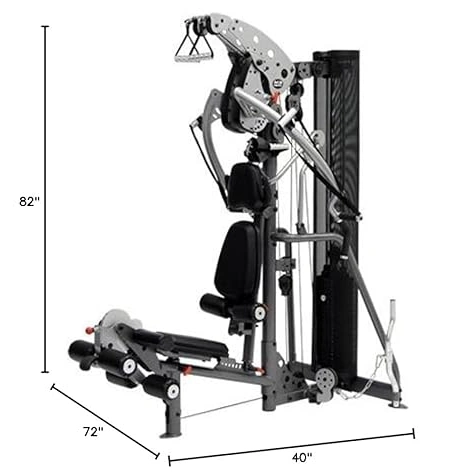 Click to view Inspire Fitness M3 Home Gym with Built-in Crunch Bench