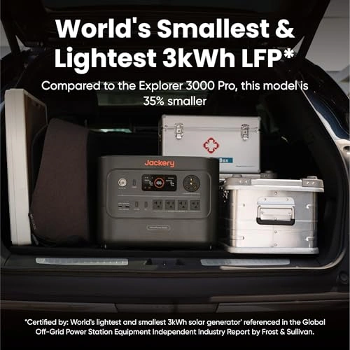 Click to view Jackery HomePower 3000 Portable Power Station with Solar Panels and 3600W Output