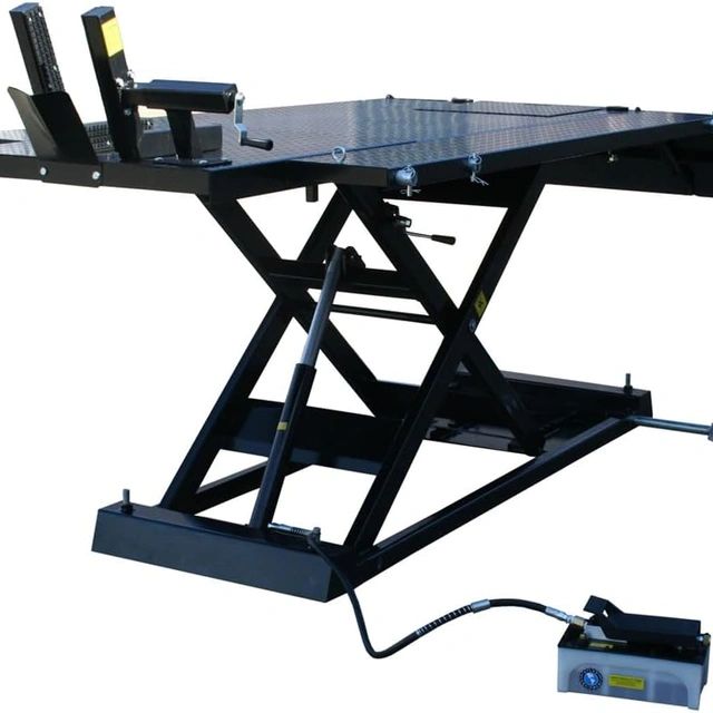 Click to view ATLAS Automotive Equipment 1005-KIT Hi-Rise Motorcycle and ATV Lift with Retractable Casters