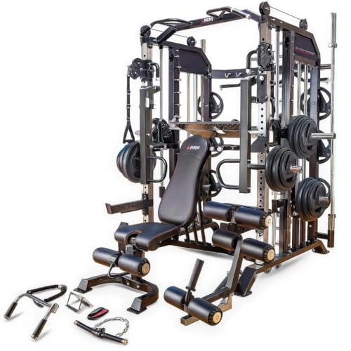 Click to view MiM USA Hercules 1001 Commercial Smith Machine and Functional Trainer