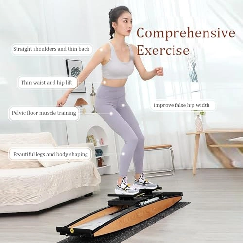 Click to view Ski Erg Machine Indoor Exercise Machine 3D Cross Trainer for Indoor Gym