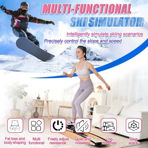Click to view Zhenmaster Ski Training Machine for Home with Adjustable Resistance
