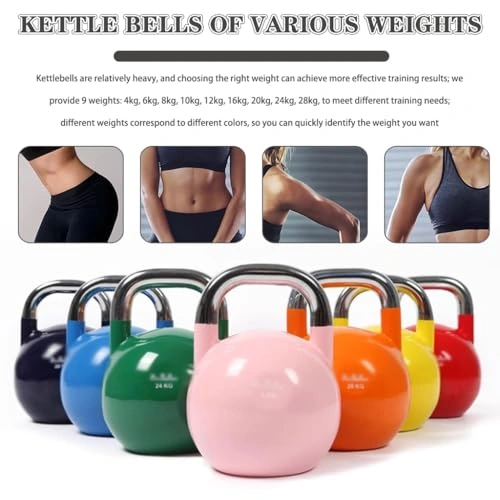 Click to view Kettlebell Weights for Women and Men for Muscle Training and Exercise