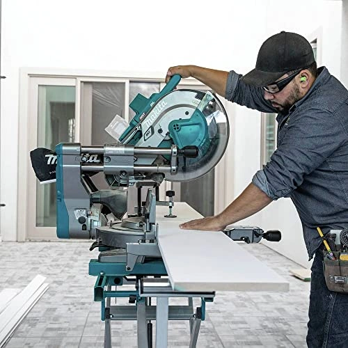 Click to view Makita 40V Max XGT Brushless Cordless 12 in. Dual-Bevel Sliding Compound Miter Saw