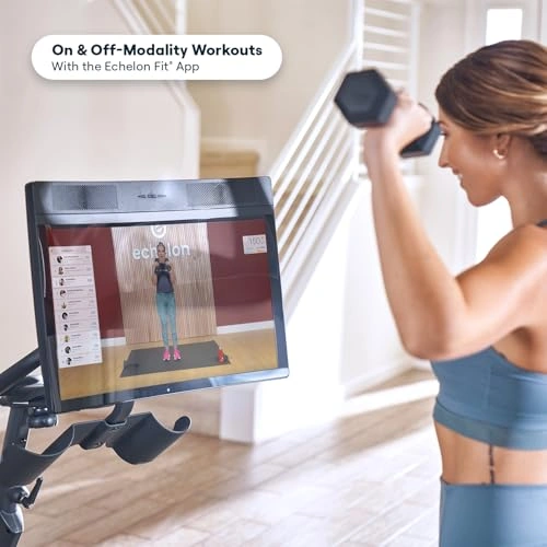 Click to view Echelon Connect EX-8s Smart Exercise Bike with 24 Inch HD Touchscreen