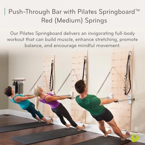 Click to view Balanced Body Pilates Springboard and Push-Through Bar for Home or Studio Use