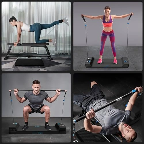 Click to view SQUATZ Apollo Board Mini 150lb Resistance Smart Cable Machine for Full Body Workouts