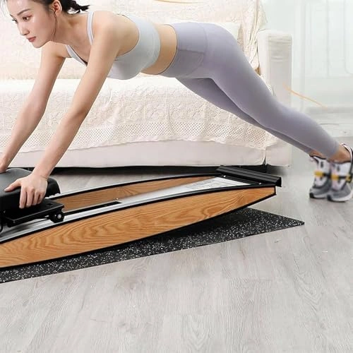 Click to view Eastnmythet Ski Machine Indoor Ski Training Simulator Home Gym Ski Trainer with Poles and Mats