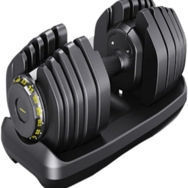 Click to view Adjustable Dumbbells with Quick 1-Second Weight Change Fitness Set