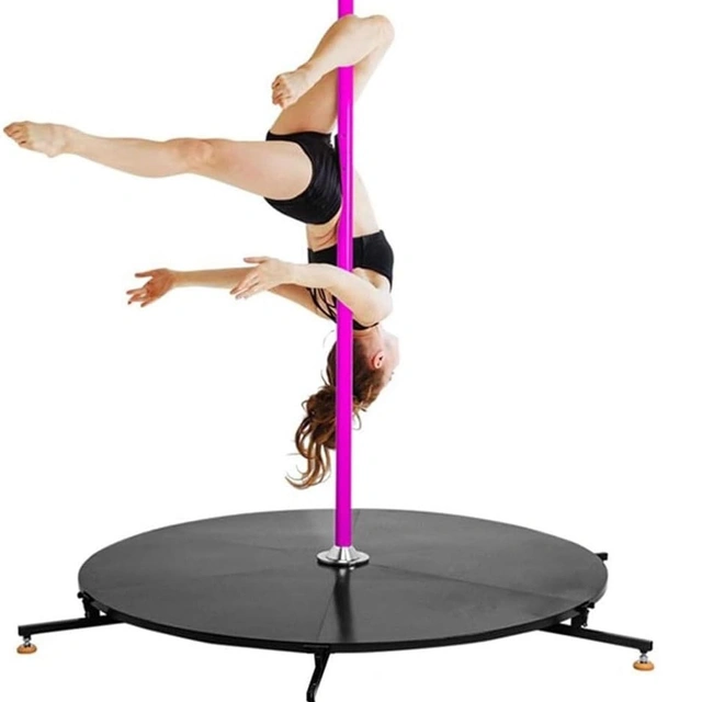 Click to view WUHUQN Dance Pole Kit Professional 45mm Spinning and Static Steel Dance Pole
