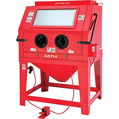 Click to view Grizzly Industrial G0714 Sand Blasting Cabinet 24 x 48