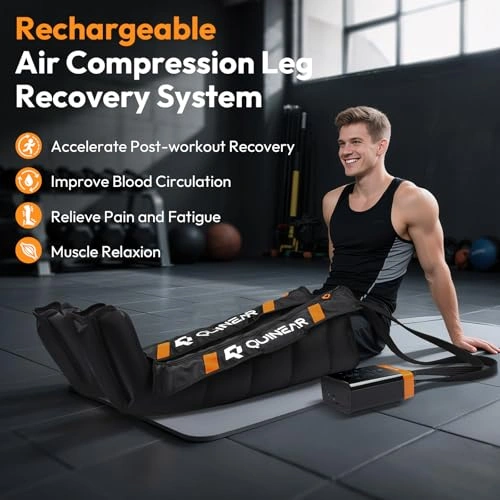 Click to view Quinear Cordless Leg Recovery System with 5-Zone Air Compression