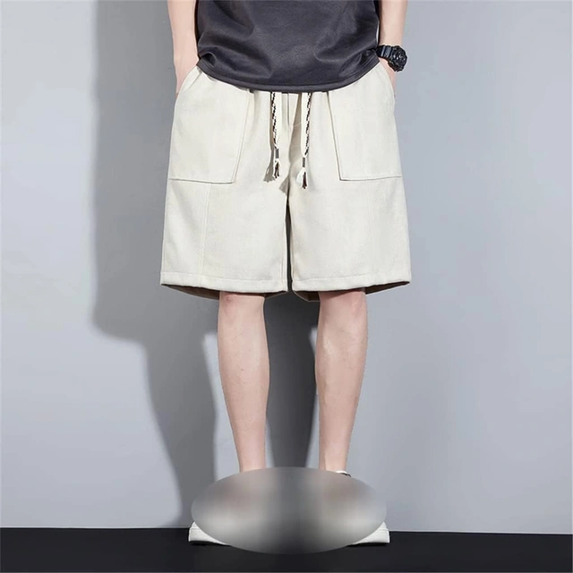 Click to view CDGTHYU Beige Shorts for Men