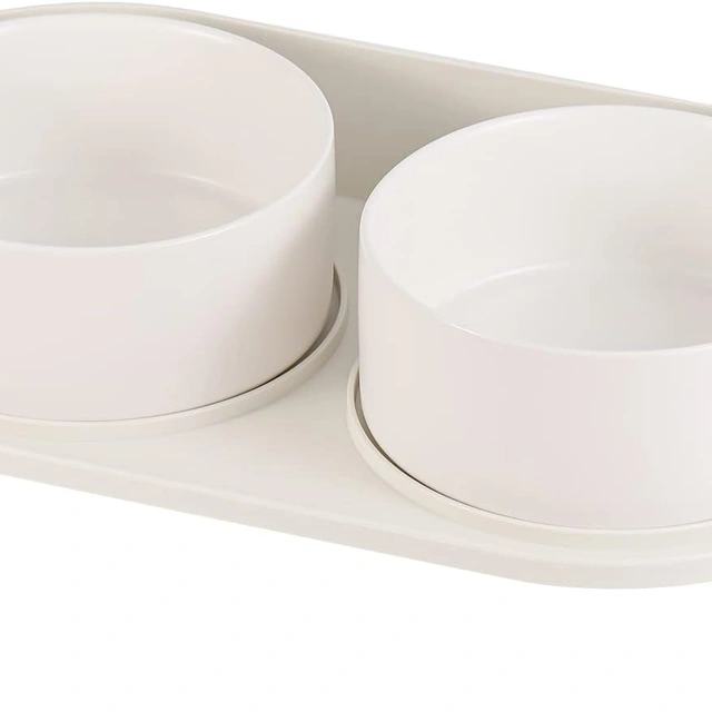 Click to view Elevated Ceramic Dog Bowl Set with Stand for Small to Medium Dogs