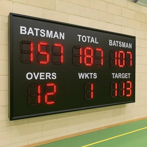 Click to view UILMLIO Bigger LED Digital Scoreboard Portable Baseball Electronic Scoreboard with Controller