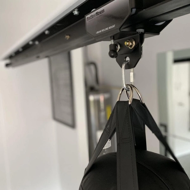 Click to view 4 Foot Rail System with Standard Brake Black Rolling Mount