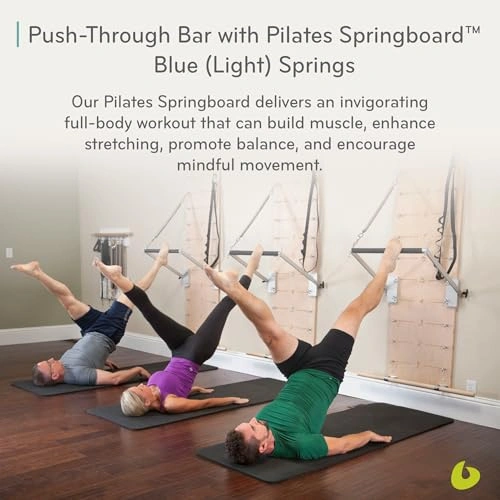 Click to view Balanced Body Pilates Springboard and Push-Through Bar for Home or Studio Use