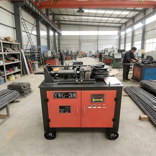Click to view Automatic Steel Bar Bending Machine CNC Rebar Bending Machine Industrial Steel Bar Bender