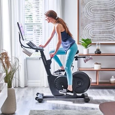 Click to view Echelon Connect EX-7s Smart Exercise Bike for Home with 22 Inch HD Touchscreen