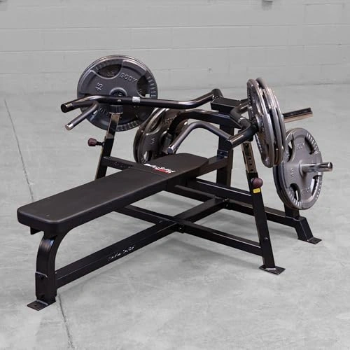 Click to view Body-Solid Pro ClubLine Adjustable Leverage Gym Bench with Converging Chest and Bench Press