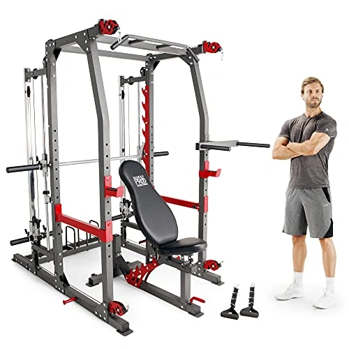 Click to view Marcy Smith Machine Home Gym System SM-4903 All-in-One Strength Training Cage