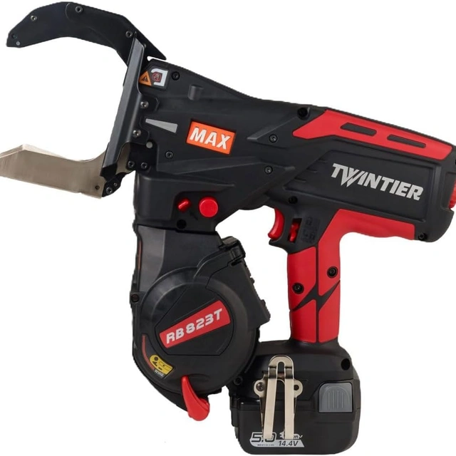 Click to view MAX RB823T TwinTier Rebar Tying Tool for up to #14 x #14 with 19ga wire