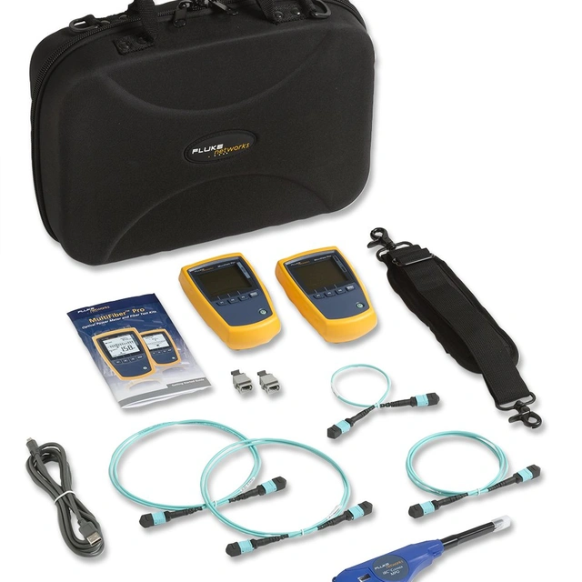 Click to view Fluke Networks MFTK1200 MultiFiber Pro Testing Base Kit