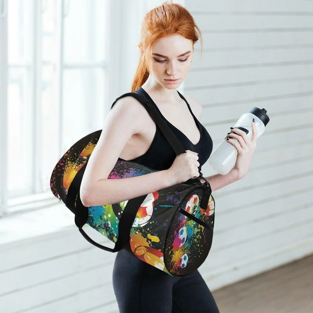 Click to view Amazon.com Foldable Duffle Bag for Travel, Sports, Yoga, Camping