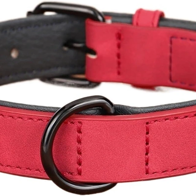 Click to view Large Dog Collar Soft Padded Collars Durable Pet Necklace Collar for Big Dogs