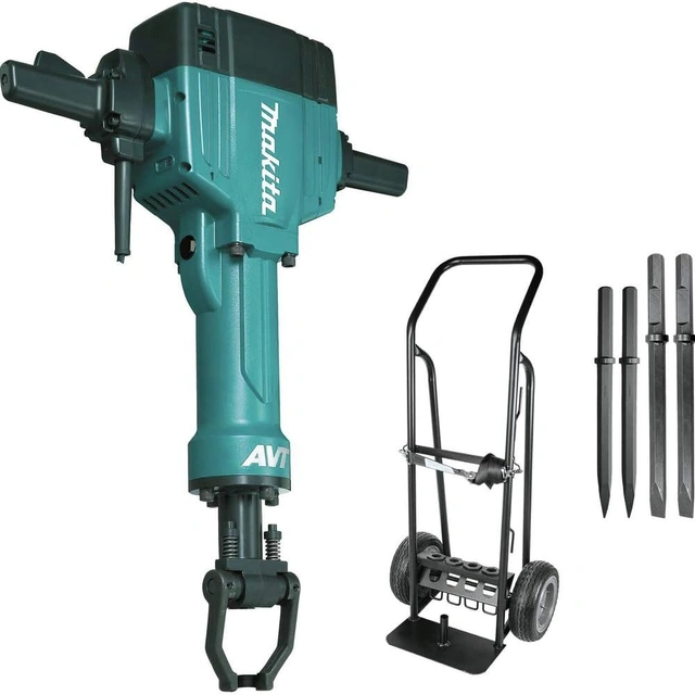 Click to view Makita HM1810X3 70 lb AVT Breaker Hammer with 1-1/8 Inch Hex Bits