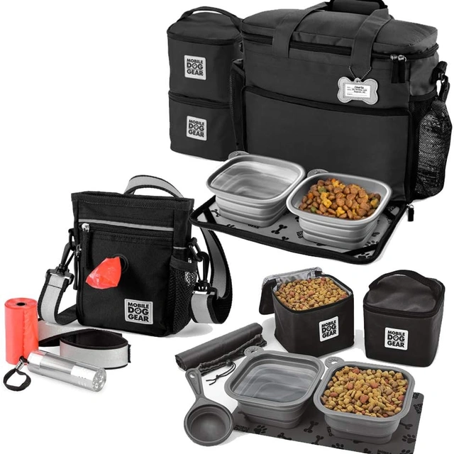 Click to view Pet Supplies: Mobile Dog Gear Medium and Large Dog Bundle with Reflective Walking Bag