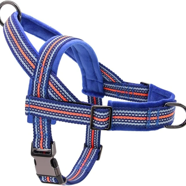 Click to view No Pull Pet French Bulldog Harness Vest Nylon Padded Dog Harness Reflective