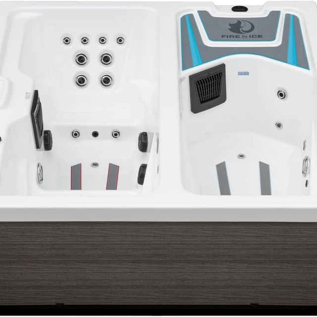 Click to view ## Icelandic Fire &amp; Ice 2-in-1 Hot Tub and Cold Plunge