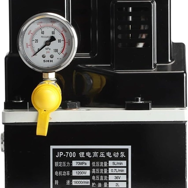 Click to view JP-700 Portable Lithium Battery Powered Mini Solenoid Valve Pump Hydraulic