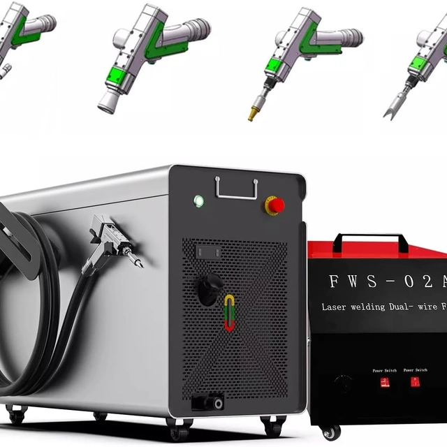 Click to view US Stock 2000W Laser Welding Machine Double Wobble 6 in 1 Laser Welder/Cleaner/Cutter for Metal